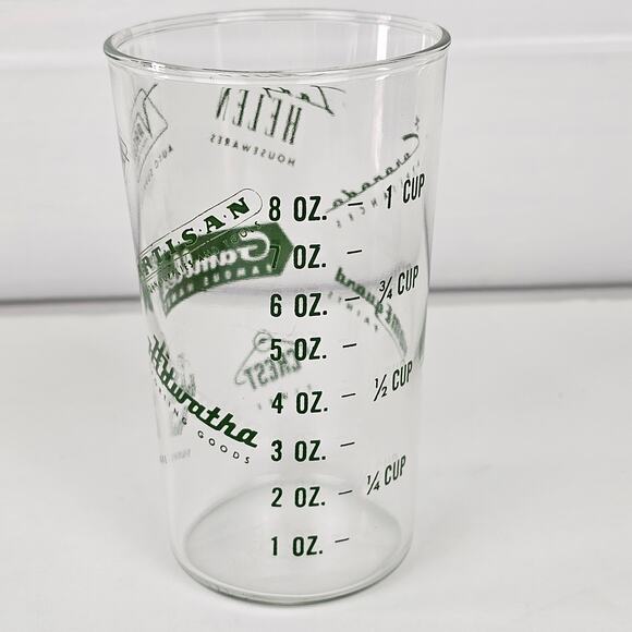 VTG Gambles Famous names advertising glass measuring cup 4 3/4" - Picture 8 of 11